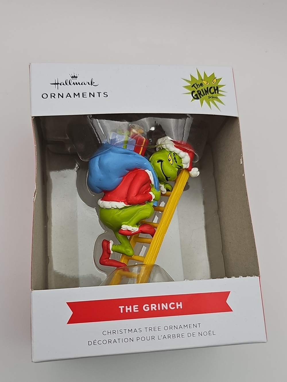 Hallmark Dr. Seuss's How the Grinch Stole Christmas! Grinch on Ladder Christmas